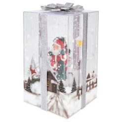 Northlight Lighted And Musical Santa Snowing Gift Box With Ribbon Christmas Decoration - 12" 8 Northlight Lighted And Musical Santa Snowing Gift Box With Ribbon Christmas Decoration - 12" -Northlight Sale Store northlight r93909 2 38852.1667428222