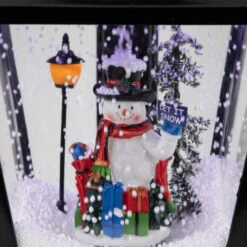 Northlight 17.75" Lighted And Musical Wall Mounted Snowing Christmas Street Lamp -Northlight Sale Store northlight r93941 2 95145.1667549887