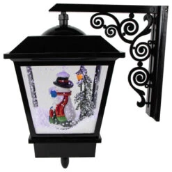 Northlight 17.75" Lighted And Musical Wall Mounted Snowing Christmas Street Lamp -Northlight Sale Store northlight r93941 3 27938.1667549887