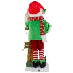 Northlight Lighted Animated Musical Santa's Elf With Star And Presents Christmas Figure - 30" 9 Northlight Lighted Animated Musical Santa's Elf With Star And Presents Christmas Figure - 30" -Northlight Sale Store northlight ri92236 sample 2 11571.1640993846