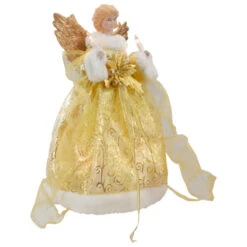 Lighted Angel Christmas Tree Topper - Gold - 12" - Clear Lights -Northlight Sale Store northlight ri92240 1 31175.1636546323