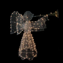 Northlight Lighted 3D Trumpeting Angel Outdoor Christmas Decoration - 44" - Clear Lights 5 Northlight Lighted 3D Trumpeting Angel Outdoor Christmas Decoration - 44" - Clear Lights -Northlight Sale Store northlight rp20bmd 104160 3 19049.1599787105