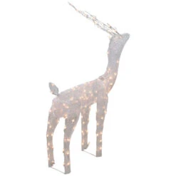Northlight 48-Inch Lighted White Mesh Buck Outdoor Christmas Decoration - Clear Lights -Northlight Sale Store northlight rp90955 1 13515.1607136893