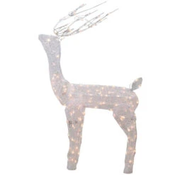 Northlight 48-Inch Lighted White Mesh Buck Outdoor Christmas Decoration - Clear Lights -Northlight Sale Store northlight rp90955 04035.1607136893