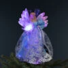 Northlight Lighted Fiber Optic Angel Christmas Tree Topper - 12" - Blue And White