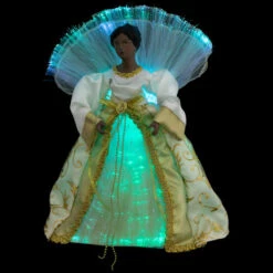 Northlight Lighted Fiber Optic African American Angel Christmas Tree Topper - 12" - Gold 8 Northlight Lighted Fiber Optic African American Angel Christmas Tree Topper - 12" - Gold -Northlight Sale Store northlight rp97058 on20black 01 2 64725.1727404099