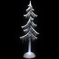 Northlight LED Lighted Acrylic Icicle Tree Christmas Decoration - 18" -Northlight Sale Store northlight rp970632c20rp97062 on20black 67774.1726279106
