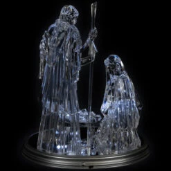 Northlight LED Lighted Acrylic Holy Family Nativity Scene On Mirror Christmas Decoration - 17" -Northlight Sale Store northlight rp97064 on20black 02 75655.1727490626