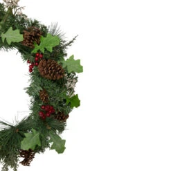 Decorated Natural Pine And Berry Artificial Christmas Wreath, 24-Inch, Unlit -Northlight Sale Store northlight s92646 2 updated 86406.1660325876