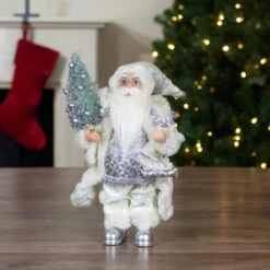 Northlight Santa Claus With Tree And Presents Christmas Figure - 12" -Northlight Sale Store northlight sa91104 styled 93091.1670402939