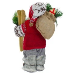 Northlight Standing Nordic Santa With Skis Christmas Figure - 12" -Northlight Sale Store northlight sa91116 2 45053.1611374215