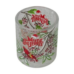 Northlight 2.75-Inch Cardinal And Pine Hand Painted Flameless Christmas Candle Holder -Northlight Sale Store northlight se90033 2 62745.1605147742