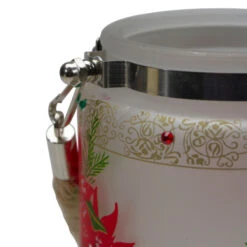 Northlight 4" Hand-Painted Red Poinsettias And Gold Flameless Glass Christmas Candle Holder -Northlight Sale Store northlight se91539 3 01421.1604888188