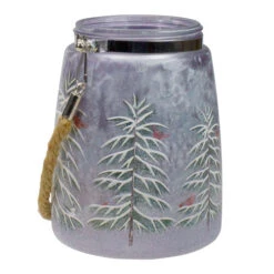 Northlight 6.25" Hand-Painted Pine Trees And Cardinals Flameless Glass Christmas Candle Holder -Northlight Sale Store northlight se91541 1 83499.1605147745