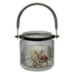 Northlight 4" Hand-Painted Pine Trees And Deer Flameless Glass Christmas Candle Holder 13 Northlight 4" Hand-Painted Pine Trees And Deer Flameless Glass Christmas Candle Holder -Northlight Sale Store northlight se91543 4 20193.1605147744