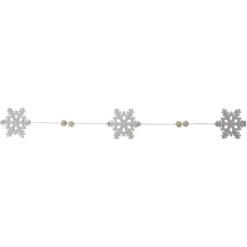Northlight 5.25' White Glitter Dusted Snowflake Christmas Garland -Northlight Sale Store northlight sh89664 1 31300.1669884005