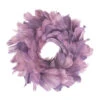 Northlight Layered Purple Feather Christmas Wreath, 10-Inch, Unlit