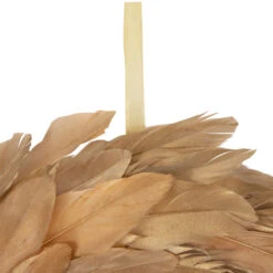 Artificial Feather Wreath - 14" - Gold -Northlight Sale Store northlight sh95464 03 01112.1706986015