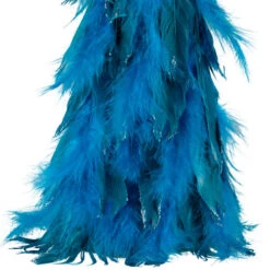 Northlight Two-Tone Layered Glitter Feather Cone Tree Christmas Decoration - 19.5" - Turquoise -Northlight Sale Store northlight sh96145 sh96148 02 51852.1727404097