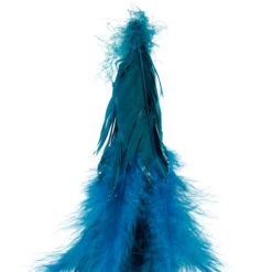 Northlight Two-Tone Layered Glitter Feather Cone Tree Christmas Decoration - 19.5" - Turquoise -Northlight Sale Store northlight sh96145 sh96148 03 63335.1727404097