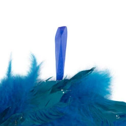 Northlight Two-Tone Feathers Glittered Christmas Wreath - 14.5" - Unlit - Turquoise -Northlight Sale Store northlight sh96150 03 38793.1727404103