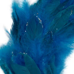 Northlight Two-Tone Feathers Glittered Christmas Wreath - 14.5" - Unlit - Turquoise -Northlight Sale Store northlight sh96150 04 48026.1727404101