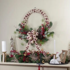 Northlight Winter Foliage And Berries Artificial Burlap Christmas Wreath - 24" - Unlit 10 Northlight Winter Foliage And Berries Artificial Burlap Christmas Wreath - 24" - Unlit -Northlight Sale Store northlight sm91199 5 27289.1727317585