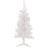 Northlight 3' Pre-Lit Woodbury White Pine Slim Artificial Christmas Tree, Multi Lights