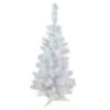 Northlight 3' Pre-lit Rockport White Pine Artificial Christmas Tree, Clear Lights