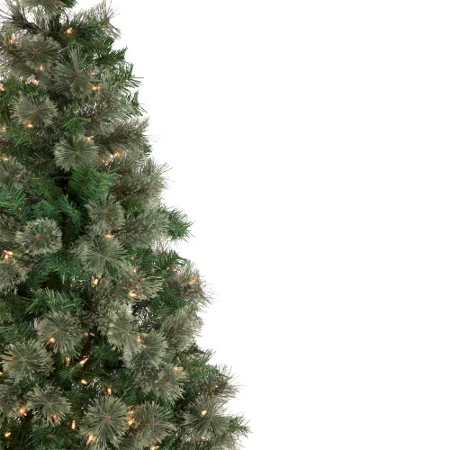 6.5' Pre-Lit Oregon Cashmere Pine Artificial Christmas Tree, Clear Lights 4 6.5' Pre-Lit Oregon Cashmere Pine Artificial Christmas Tree, Clear Lights - Image 4