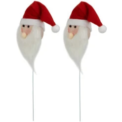Northlight Set Of 2 Plush Santa Claus Christmas Picks 18" -Northlight Sale Store northlight sm94876 02 41591.1695830552