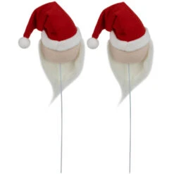 Northlight Set Of 2 Plush Santa Claus Christmas Picks 18" -Northlight Sale Store northlight sm94876 04 25383.1695830553
