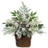 Berries And Pinecones Frosted Artificial Christmas Decoration - 28"