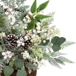 Berries And Pinecones Frosted Artificial Christmas Decoration - 28" -Northlight Sale Store northlight sm95358 03 08201.1701105506