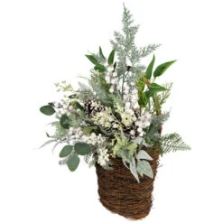 Berries And Pinecones Frosted Artificial Christmas Decoration - 28" -Northlight Sale Store northlight sm95358 05 59488.1701105506