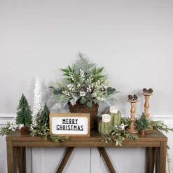 Berries And Pinecones Frosted Artificial Christmas Decoration - 28" -Northlight Sale Store northlight sm95358 styled 2 65956.1701105506