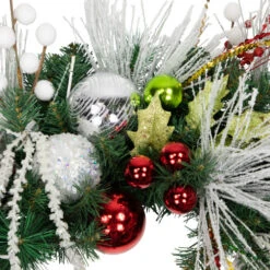 Northlight Snowmen And Icicles Pine Artificial Christmas Wreath - 40" - Unlit -Northlight Sale Store northlight sm95365 03 24600.1701019002