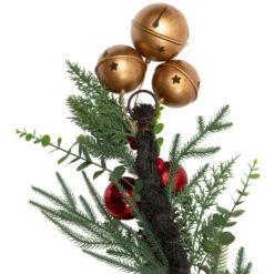 Northlight Mixed Foliage With Jingle Bells And Ornaments Artificial Christmas Garland - 6' X 8" - Unlit -Northlight Sale Store northlight sm97240 06 72690.1726539036