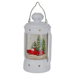 Northlight 9" White Lantern Christmas Snow Globe With Red Truck And Trees 7 Northlight 9" White Lantern Christmas Snow Globe With Red Truck And Trees -Northlight Sale Store northlight sr91081 3 29113.1606358261