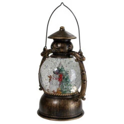 LED Lighted Snowman And Christmas Trees Snow Globe Lantern - 8" -Northlight Sale Store northlight sr91083 3 53859.1606358263