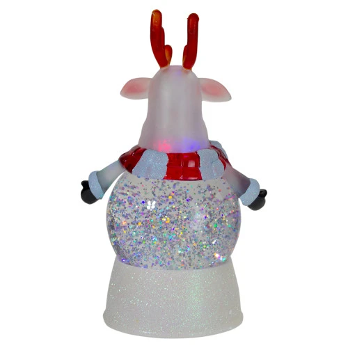 Northlight LED Lighted Color Changing Reindeer Christmas Snow Globe - 8" 5 Northlight LED Lighted Color Changing Reindeer Christmas Snow Globe - 8" - Image 5