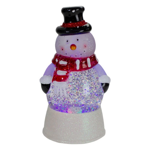 Northlight LED Lighted Color Changing Snowman Christmas Snow Globe - 7.5" 1 Northlight LED Lighted Color Changing Snowman Christmas Snow Globe - 7.5"