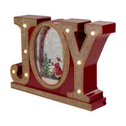 LED Lighted Joy Christmas Glitter Snow Globe - 11" - Red And Gold -Northlight Sale Store northlight sr91091 3 94647.1606358256