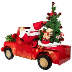 Northlight Animated And Musical Santa Driving Vintage Truck Christmas Decoration - 36.5" -Northlight Sale Store northlight tj95964 04 82540.1727490626