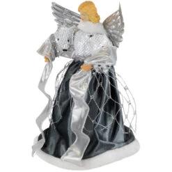 Northlight Sequined Angel With Wings Christmas Tree Topper Unlit - 12" -Northlight Sale Store northlight tj99309 02 84778.1693669213