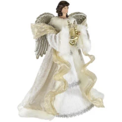 18" White And Silver Angel Christmas Tree Topper, Unlit 11 18" White And Silver Angel Christmas Tree Topper, Unlit -Northlight Sale Store northlight tj99310 03 95896.1693669213