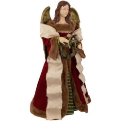 Northlight Angel With Wings Commercial Size Christmas Tree Topper - 3' - Brown And Red - Unlit -Northlight Sale Store northlight tj99314 03 80289.1693669214