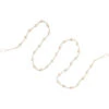 Northlight 6' Cream Wooden Beads Christmas Garland, Unlit
