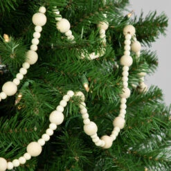 Northlight 6' Cream Wooden Beads Christmas Garland, Unlit -Northlight Sale Store northlight tr94996 styled20on20tree 46198.1700240834