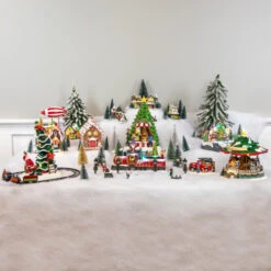 Northlight LED Lighted Animated And Musical Toy Shop Train Christmas Village Display - 12" -Northlight Sale Store northlight use20for20all20village20iteams styled 29845.1701793922